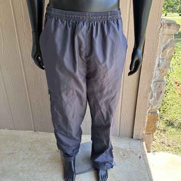 Vintage Adidas Windbreaker Pants‎ Mens Size XL Gray Cargo Pants Nylon Track